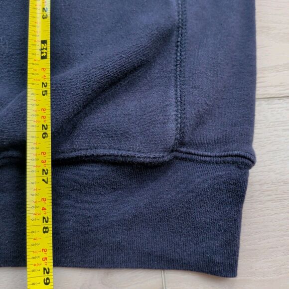 Vintage Michigan Wolverines Steve & Barry's Sweatshirt Mens S Blue Y2K Spellout - Picture 6 of 9